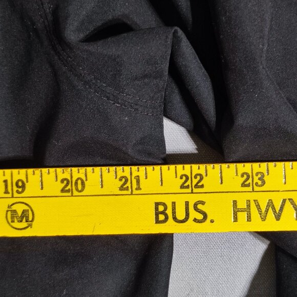 Vintage Y2K black label Nike Golf Jacket men's size M black snap button neck - Picture 12 of 13